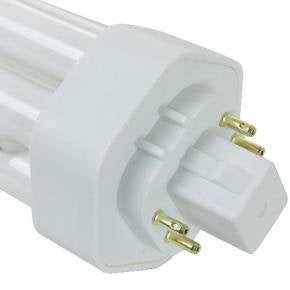Circle (10 Pack) PLT-42W 841, 4 Pin GX24Q-4, 42 Watt Triple Tube, Compact Fluorescent Light Bulb - Acceptable