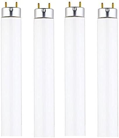 DYSMIO F15T8-DL 15 Watt T8 Straight Tube, Medium Bi-Pin Base, 6500K - Daylight - Pack of 4 - Like New