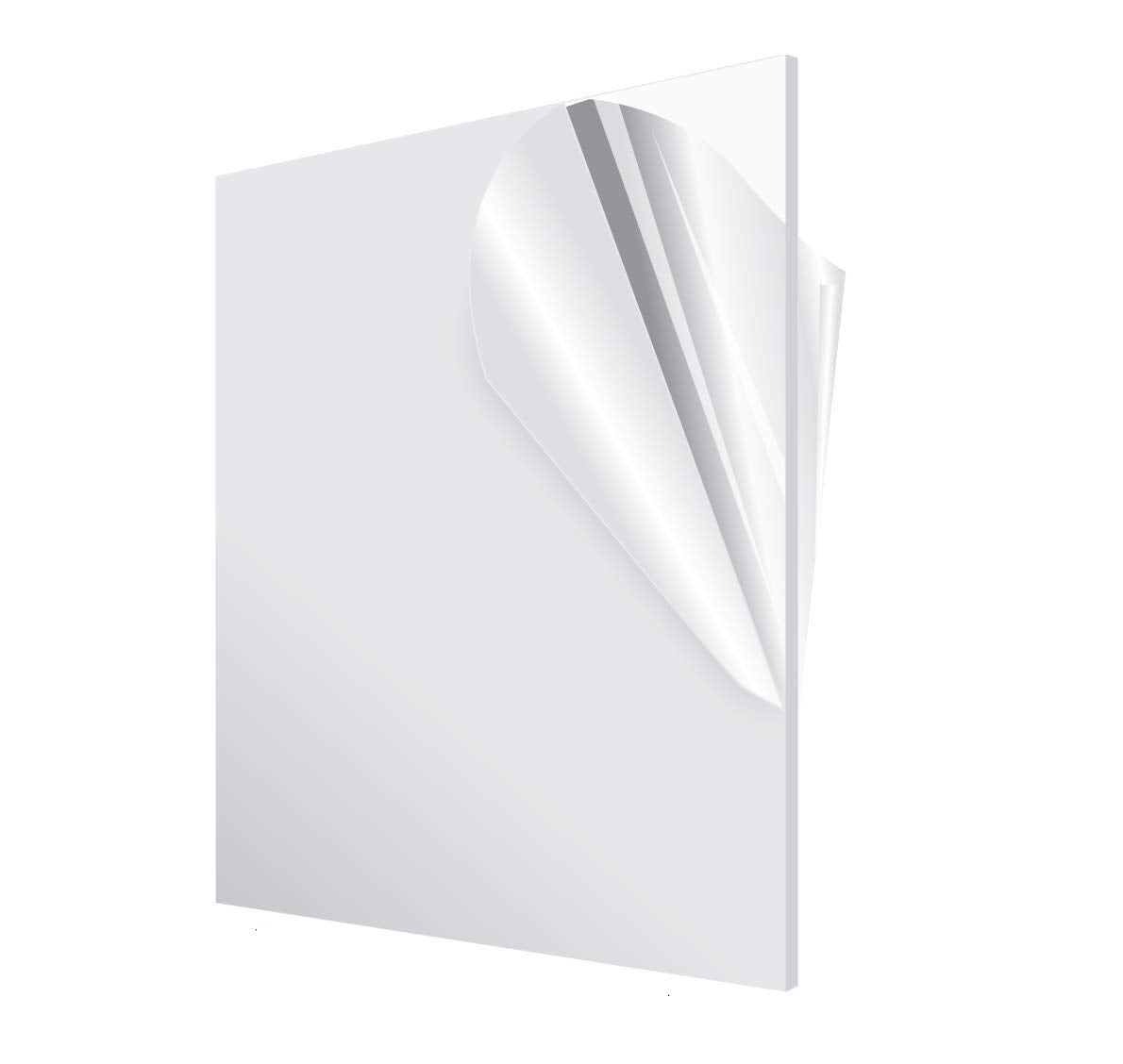 AdirOffice Acrylic Plexiglass Sheet - Water Resistant & Weatherproof - Multipurpose & Ideal for Countless Uses  - Like New