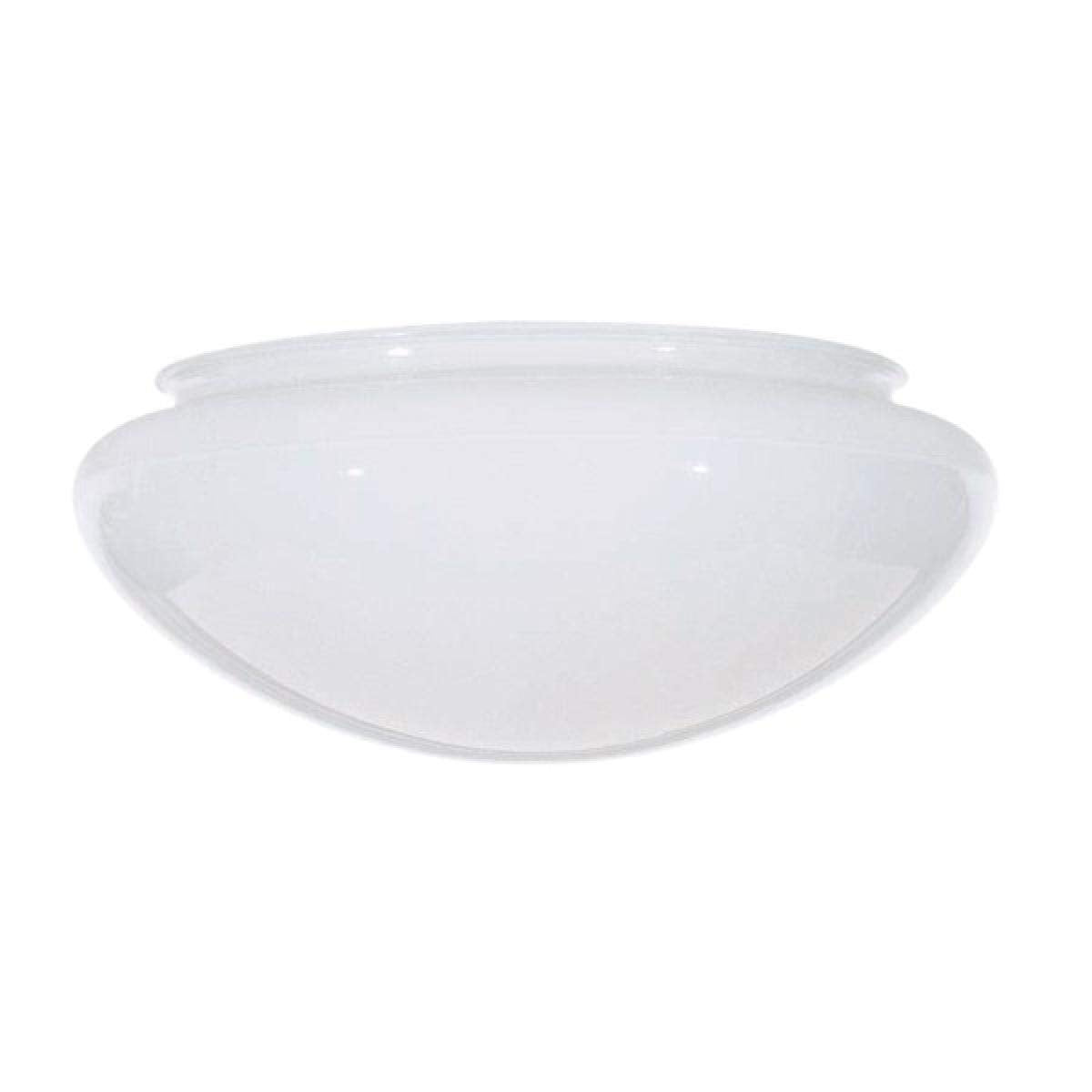 DYSMIO 10-Inch White Classic Globe, Dome, Fitter 9-7/8 Inch, Replacement Mushroom Glass Shade for Pendant, Fan light , Bathroom - Very Good