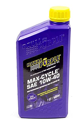 Royal Purple Max Cycle 10W-40 High Performance Synthetic Motorcycle Oil - Like New