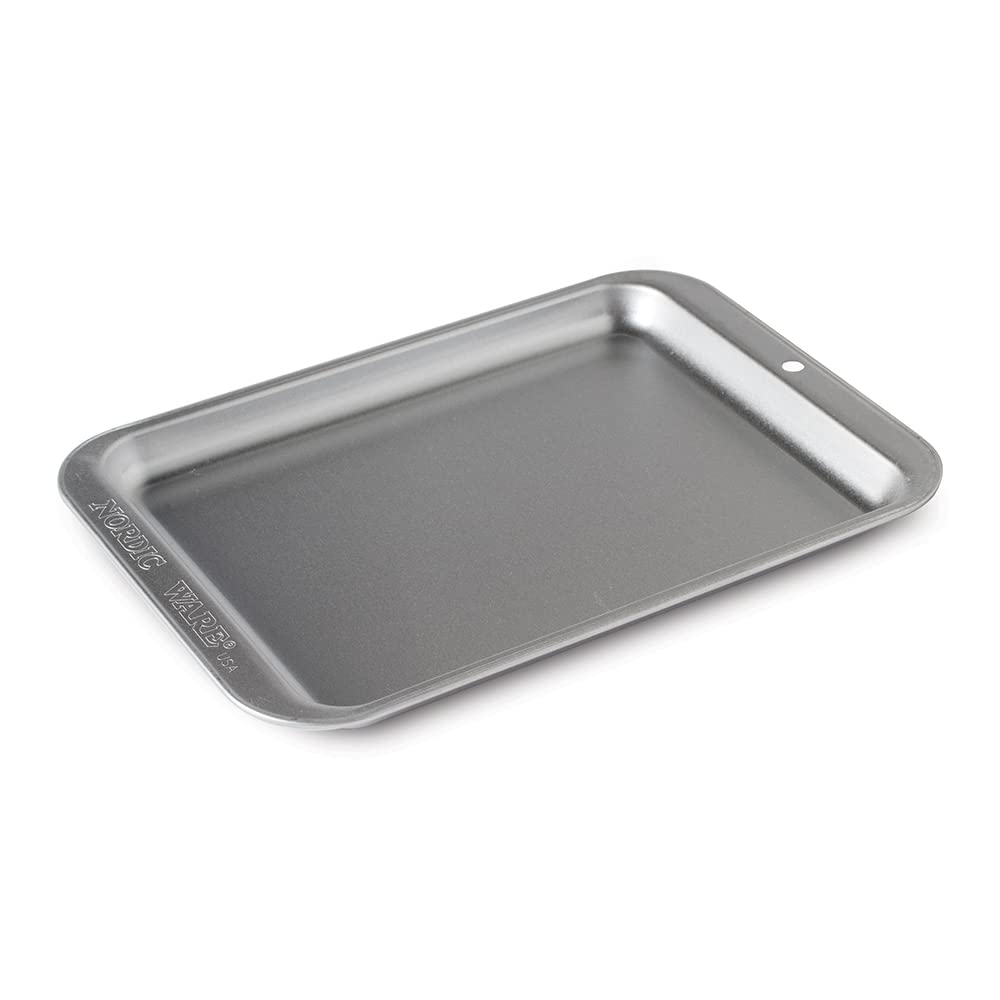 Nordic Ware Naturals Compact Baking Sheet, Silver - Acceptable