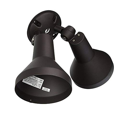 DYSMIO Lighting Two Light Outdoor Heavy Duty Cast Aluminum Durable Weatherproof Security Flood Light - Like New