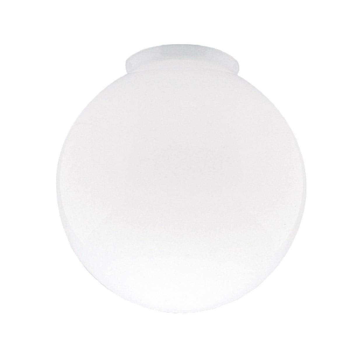 Westinghouse 8557000 Gloss White Machine Blown Glass Globe Shade - Very Good