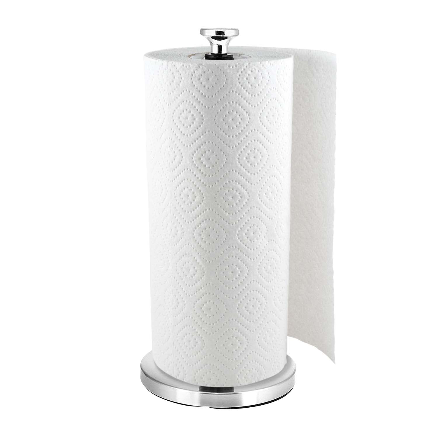 Alpine Countertop Paper Towel Holder Dispenser - Standing Paper Towel Holder Roll Stand for Kitchen Countertop & Bathroom (Variation) - Like New