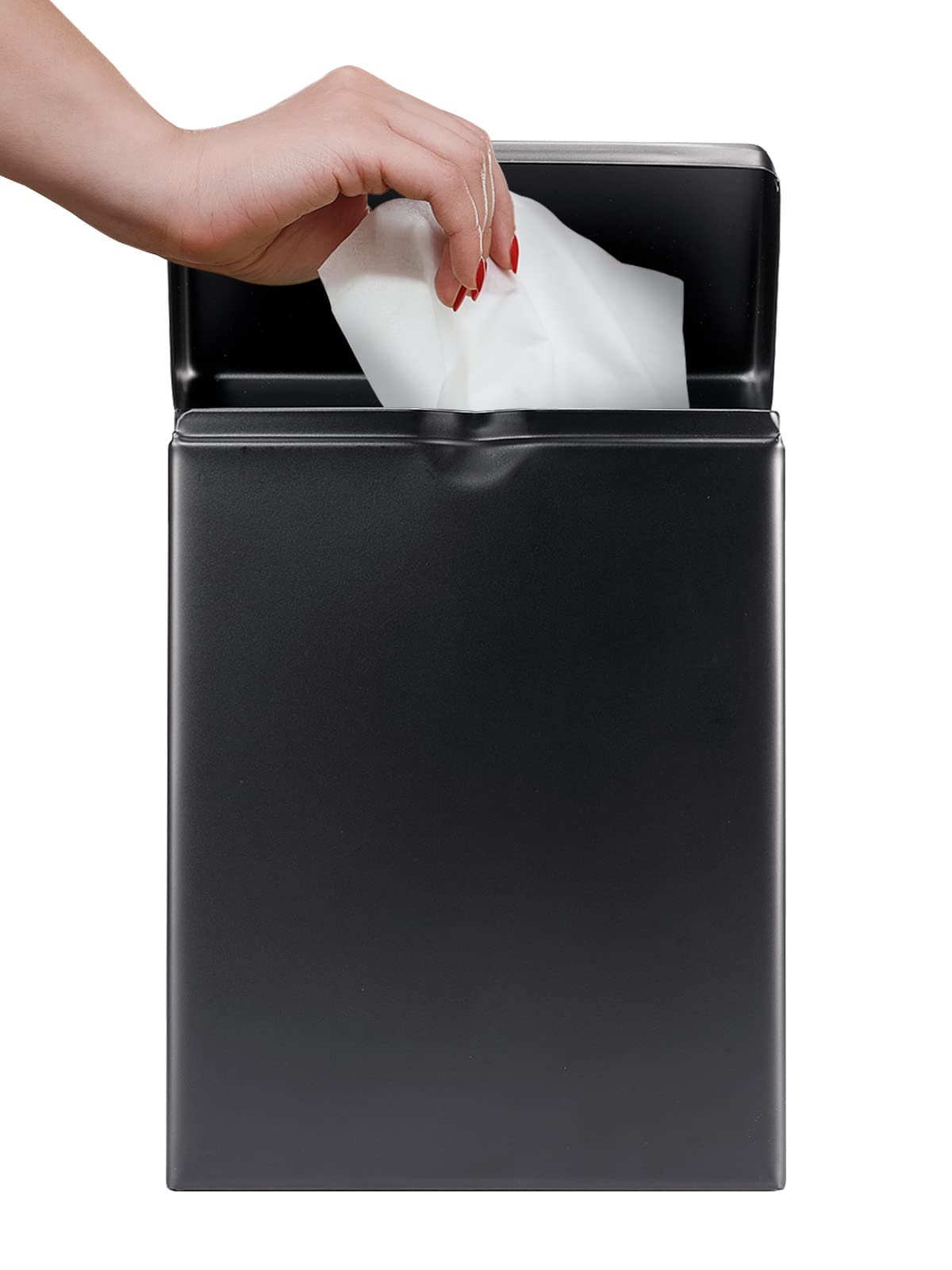 Alpine Sanitary Napkin Receptacle – Wall Mounted Tampon Holder For Bathroom Provides Clean & Odor-Free Restroom for Home, Office & Public Restrooms Variation - Like New