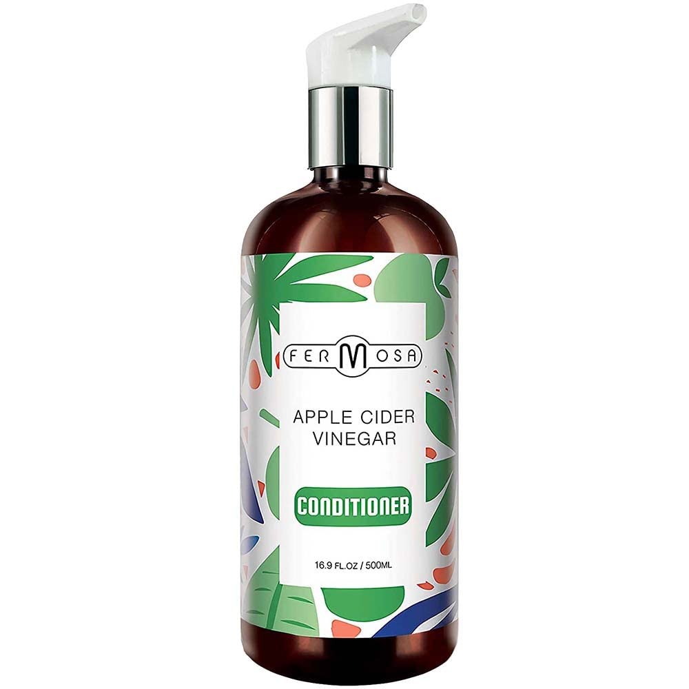 Fermosa Apple Cider Vinegar Conditioner - Moisturizing & Soothing Scalp Treatment, Anti Dandruff, Reduces Itchiness & Frizz, Adds Shine & Volume, Sulfate Free, 16.9oz/500ml