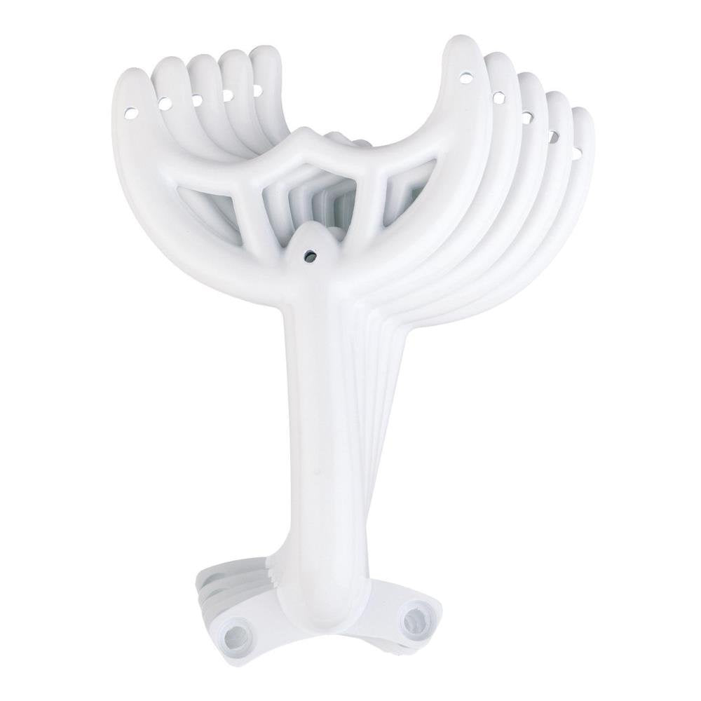 Dysmio 42-Inch White Replacement Ceiling Fan Blade Arms with Mounting Hardware 5-Pack - Like New