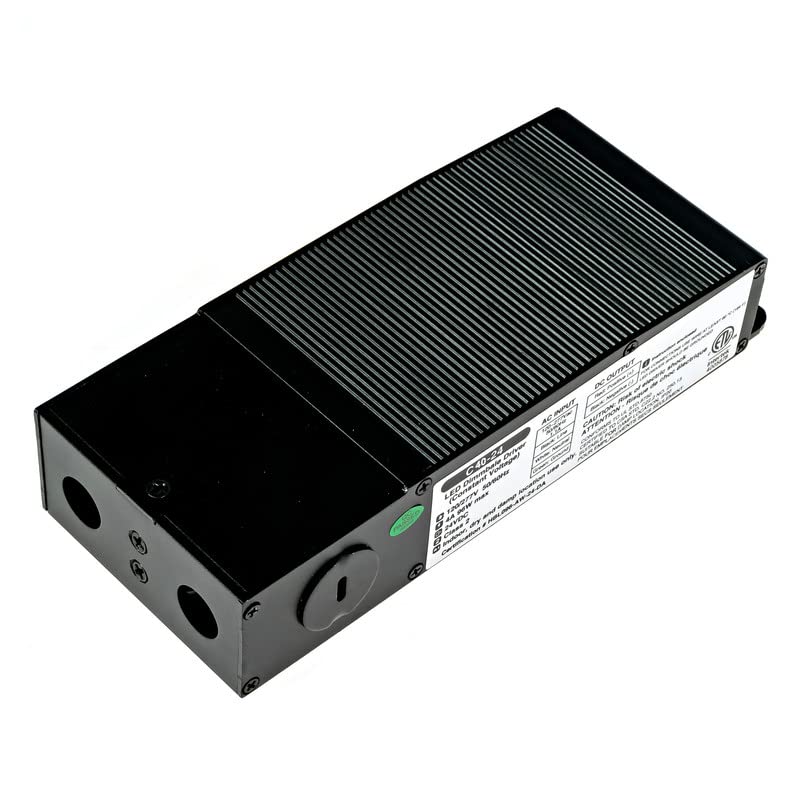 DYSMIO - Dimmable LED Driver 40-Watt 24 Volt DC, Electronic LED Power Supply Transformer 1.66A Rated Current, 120-277VAC, For LED Strip Light, Kitchen - Compatible with Lutron and Leviton dimmers - Very Good
