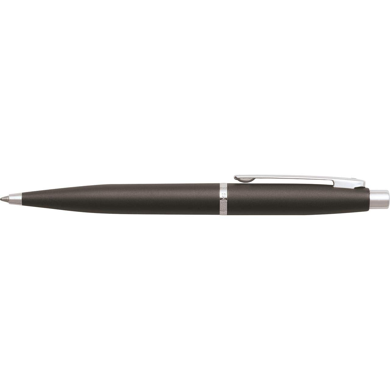Sheaffer Vfm Matte Black Ballpoint Pen with Chrome Trim - Very Good