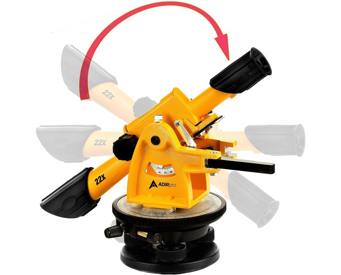 AdirPro Automatic Optical Level 22X - High Presicion Transit Level with Aircraft Grade Aluminum Telescope & Dust Protected Eyepeice - Premium Building Transit Level - Very Good