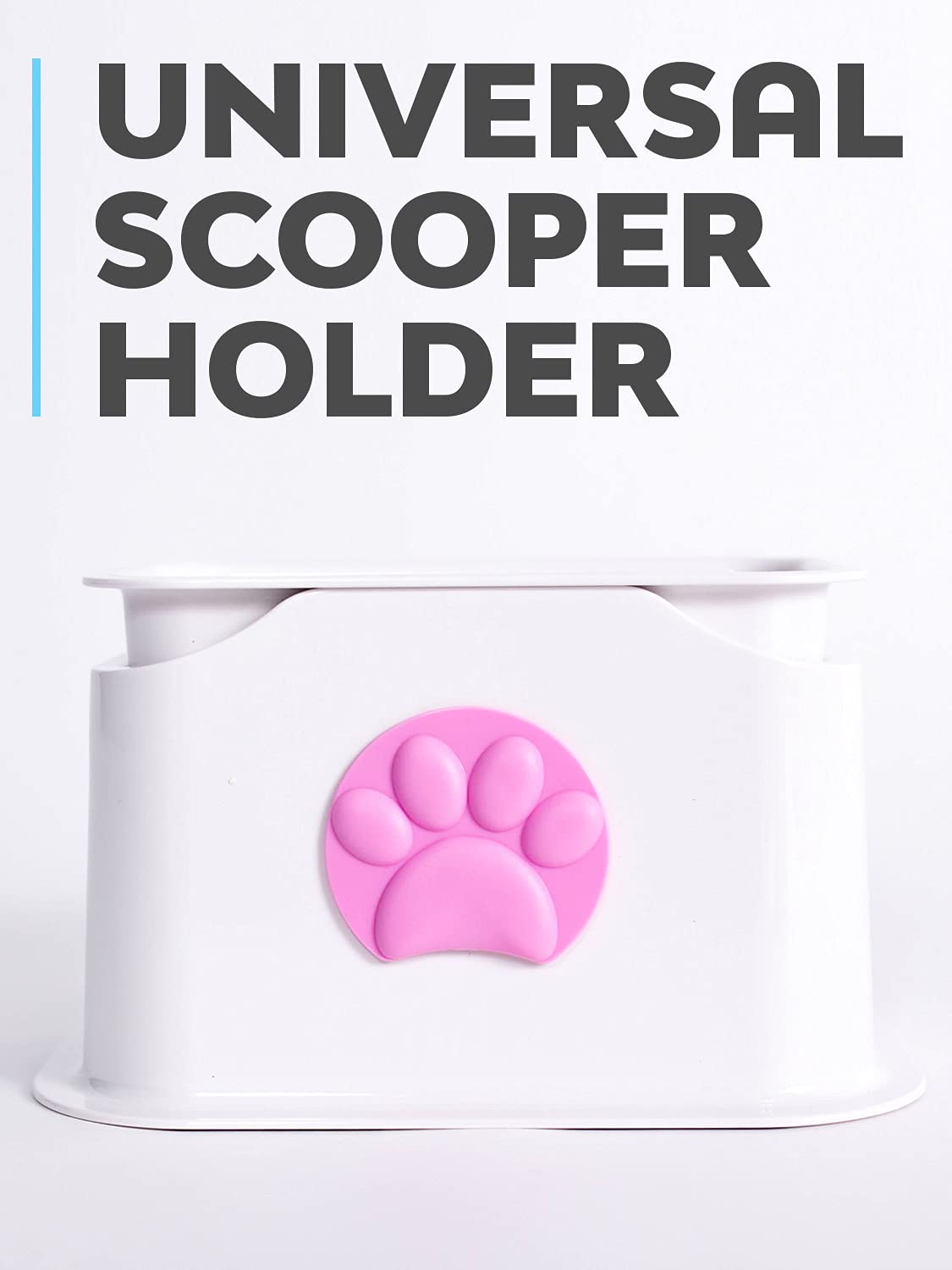 iPrimio Universal Cat Litter Scoop Holder - Adjustable to Fit Any Scooper - Patent Pending - Good