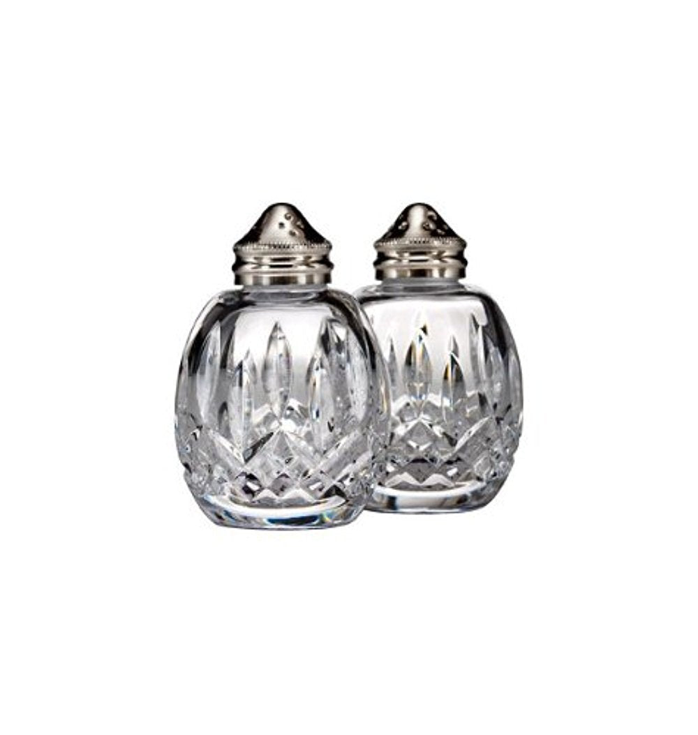 Waterford Lismore Classic Round Salt and Pepper - Very Good