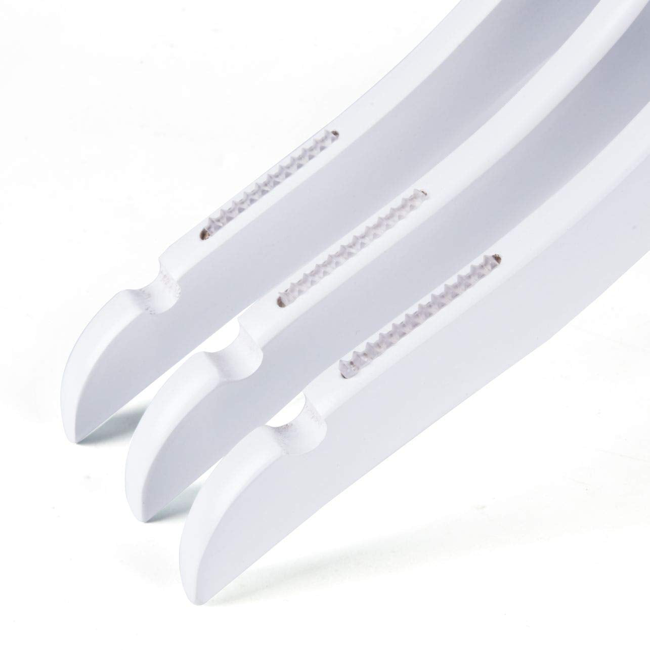 Quality White Wooden Kids Hanger Luxury Design Chrome Swivel Hook - Like New