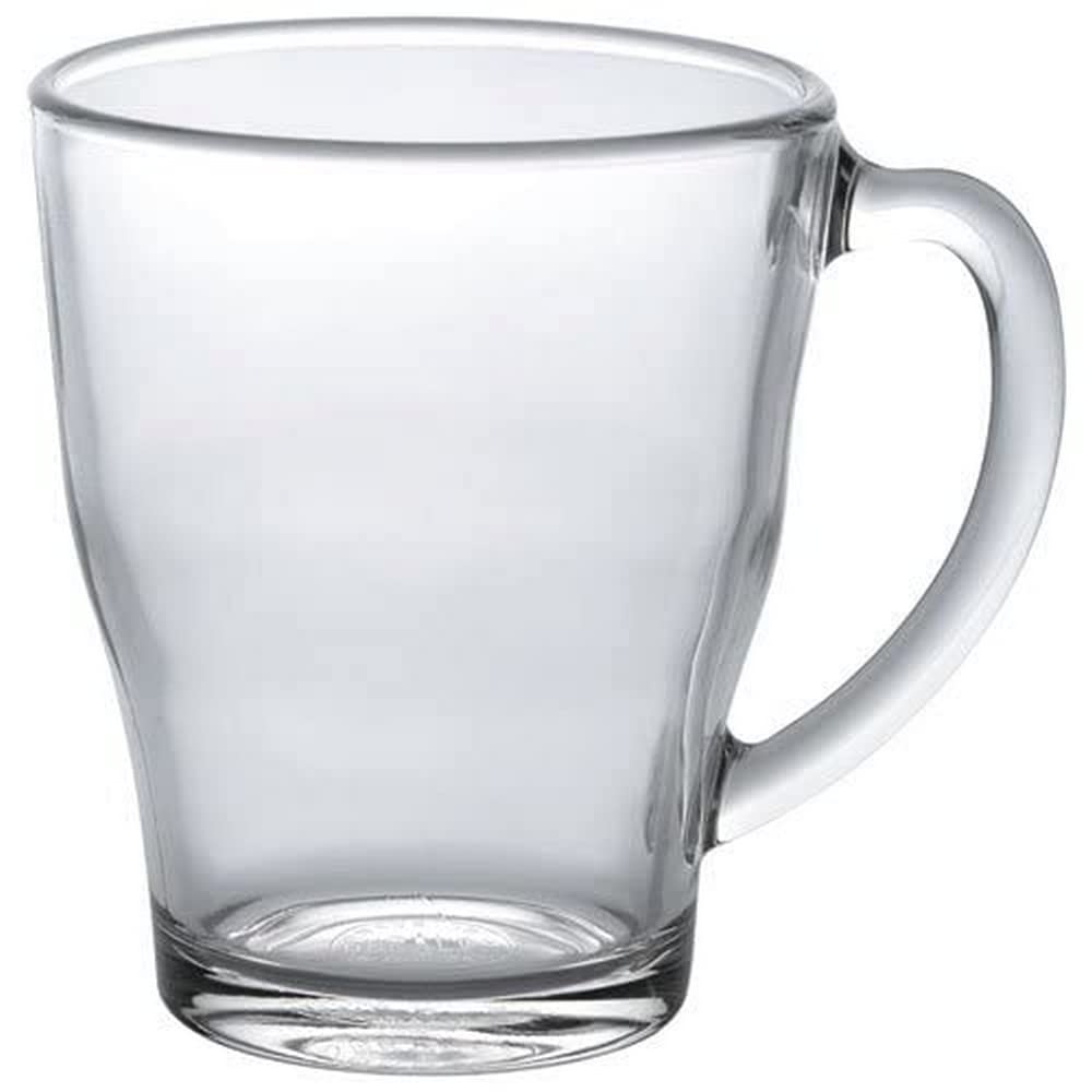 Duralex 4029AR06 Cosy Set of 6 Transparent Glass Mugs 8.5 cm - Like New
