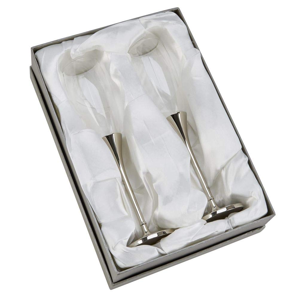 Sheridan & Taunton Glitter Galore Toasting Flute Glass - Like New