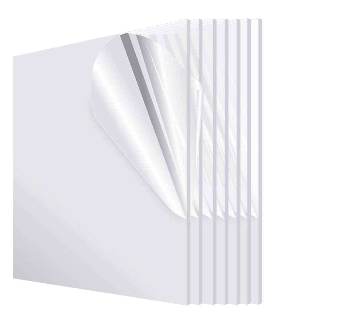 AdirOffice Acrylic Plexiglass Sheet Thick - Durable, Water Resistant & Weatherproof - Multipurpose & Ideal for Countless Uses - Variation - Like New