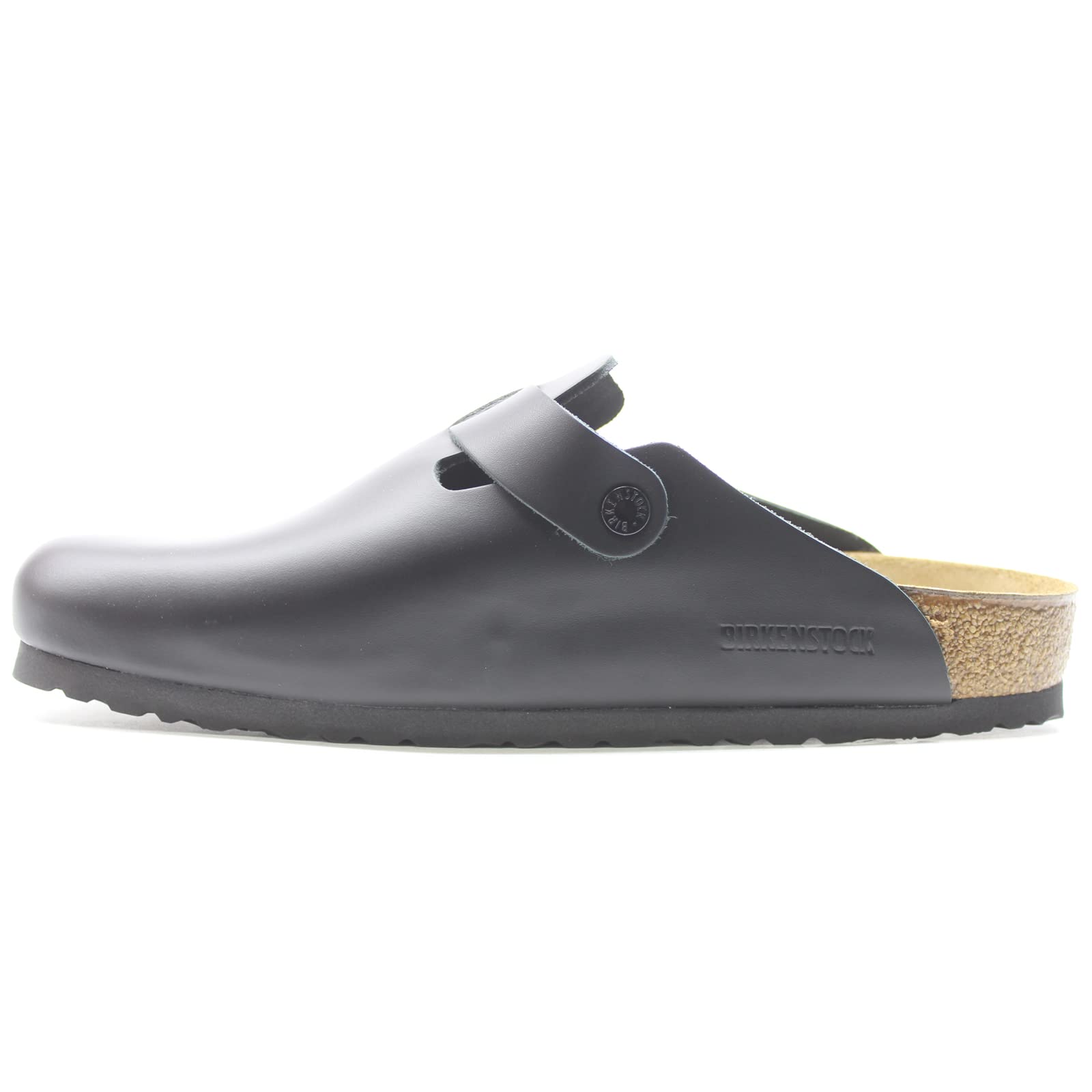 Birkenstock Unisex Boston Leather Black Sandals 6 W / 4 M US