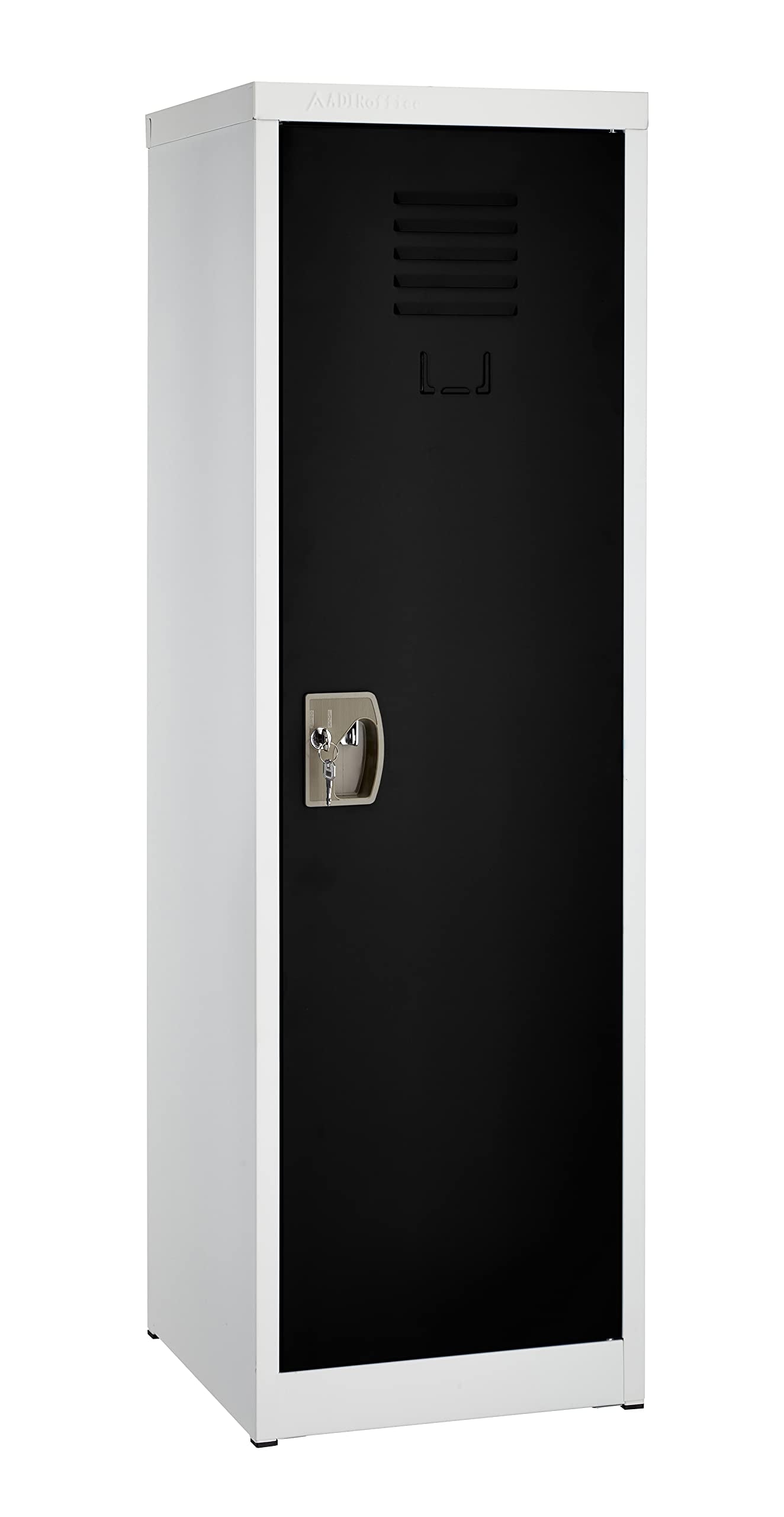 AdirOffice Kids Steel Metal Storage Locker - for Home & School - with Key & Hanging Rods