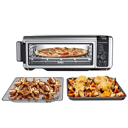 Ninja Foodi 9-in-1 Digital Oven Air Fry, Air Roast/ Broil, Bake, Bagel, Toast, Dehydrate, Keep Warm, and Reheat - Stainless Steel - Like New