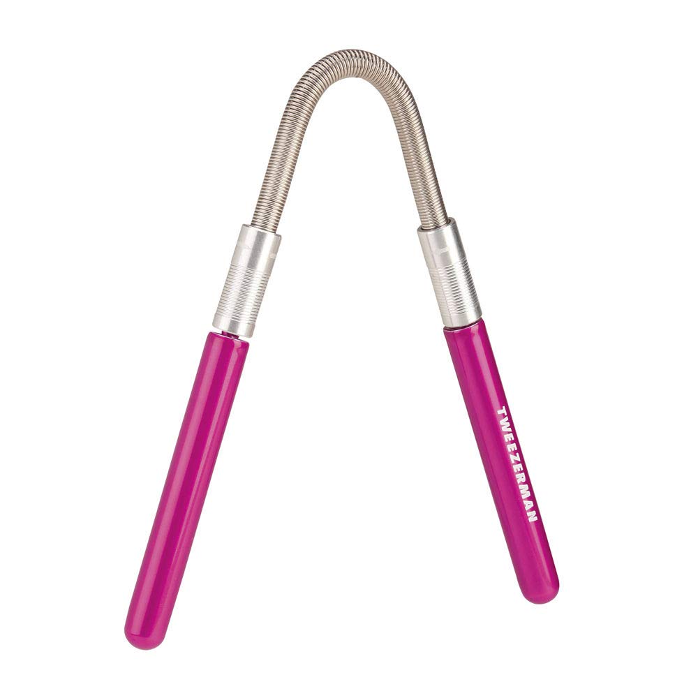 Tweezerman Smooth Finish Facial Hair Remover with Free Tweezerette, Pink