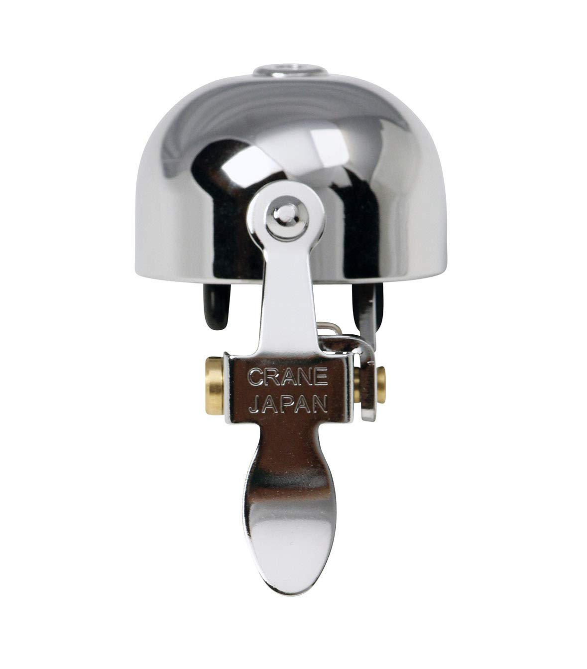 Crane Bike Bell E-Ne Bicycle Bell, Made in Japan for Road Bikes or Mountain Bikes, Fits All Handle Bar Sizes & Types