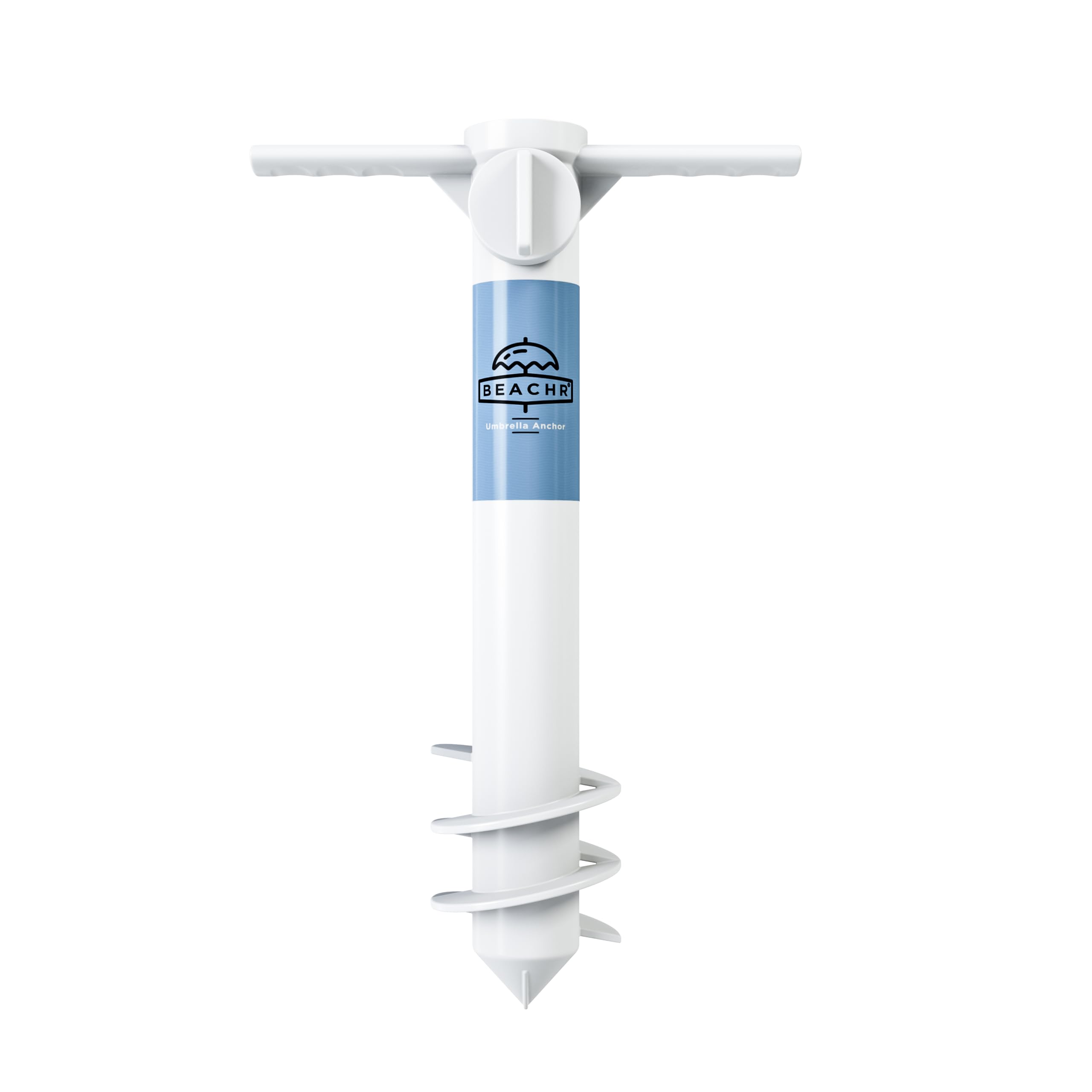 Beachr Beach Umbrella Sand Anchor | Outdoor Umbrella Base with Ground Anchor Screw | Ideal for Sun Protection, Shade, Strong Winds | Universal & One Size Fits All  - Like New