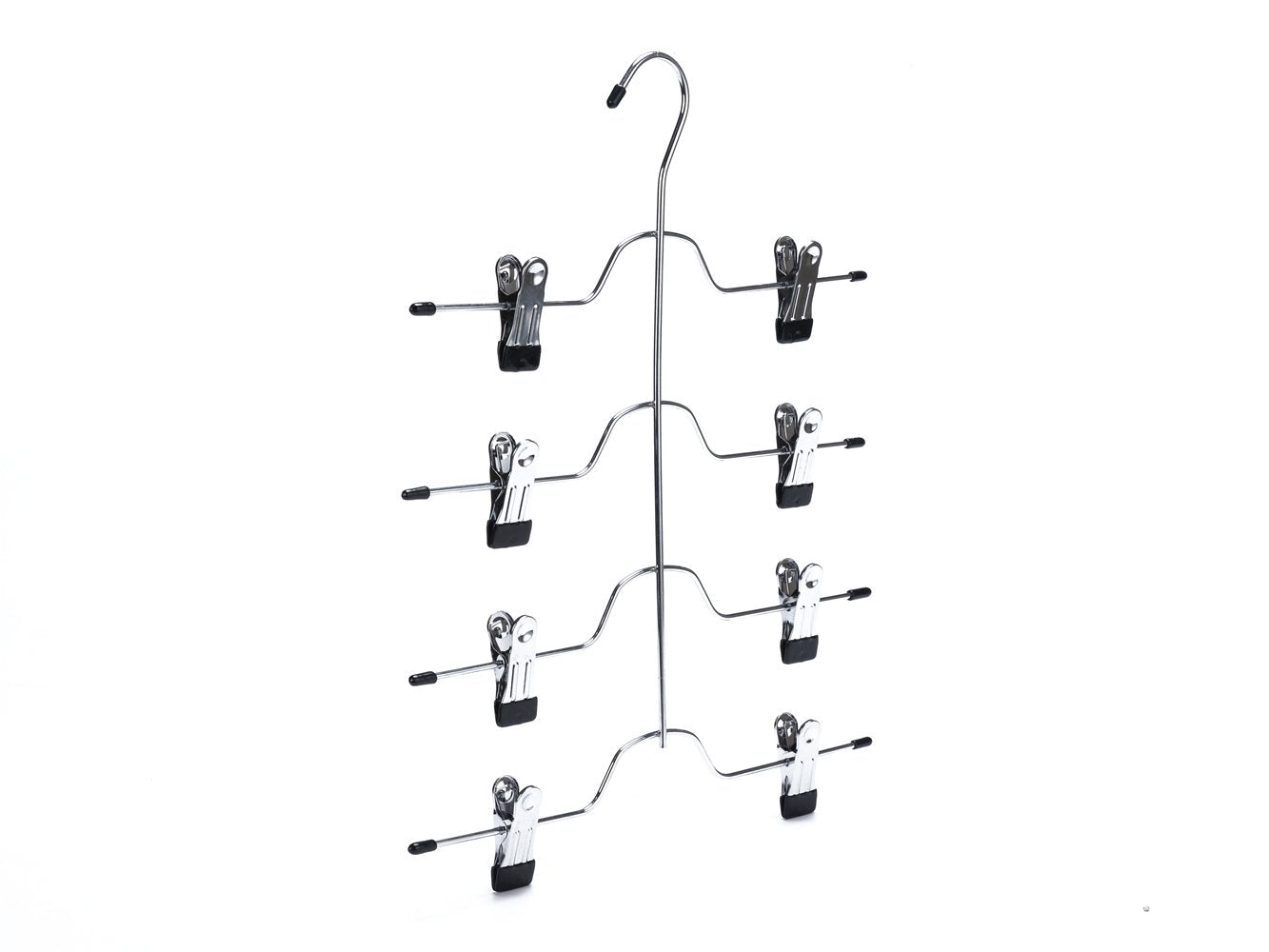 32 Quality 4 Tier Pant Skirt Hangers Heavy Duty Metal - Very Good