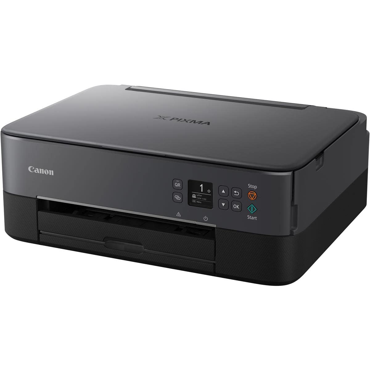 Canon TS5320 All in One Wireless Printer, Scanner, Copier with AirPrint, Black, Amazon Dash Replenishment Ready - Acceptable