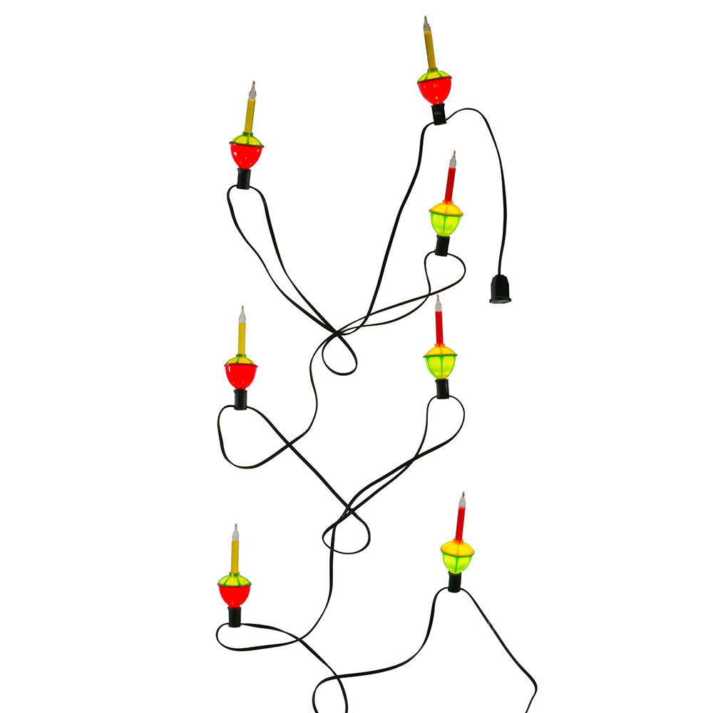 Kurt Adler 7 Bubble Light Set, Multi-Colored - Very Good