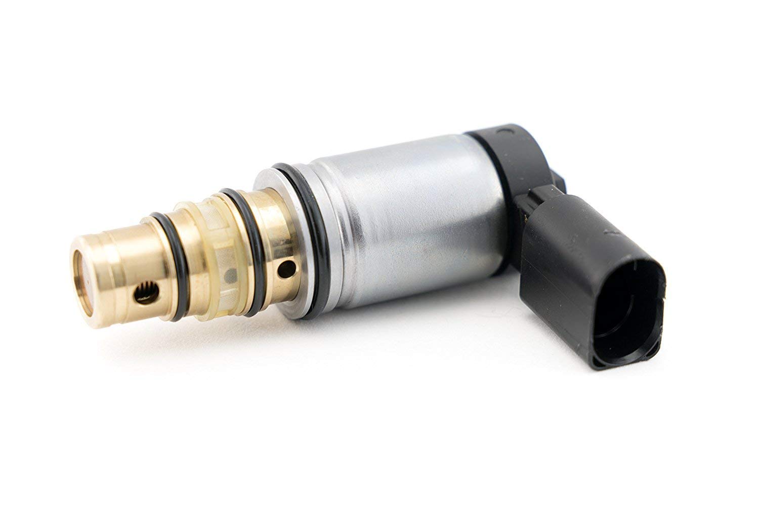 AC Compressor Control Solenoid Valve Compatible with Volkswagen, Audi models with Sanden PXE16 PXE14 1K0820803E - VW GTI, Golf, Passat, Tiguan, Jetta TDI, A3 - Pressure Valve - Very Good