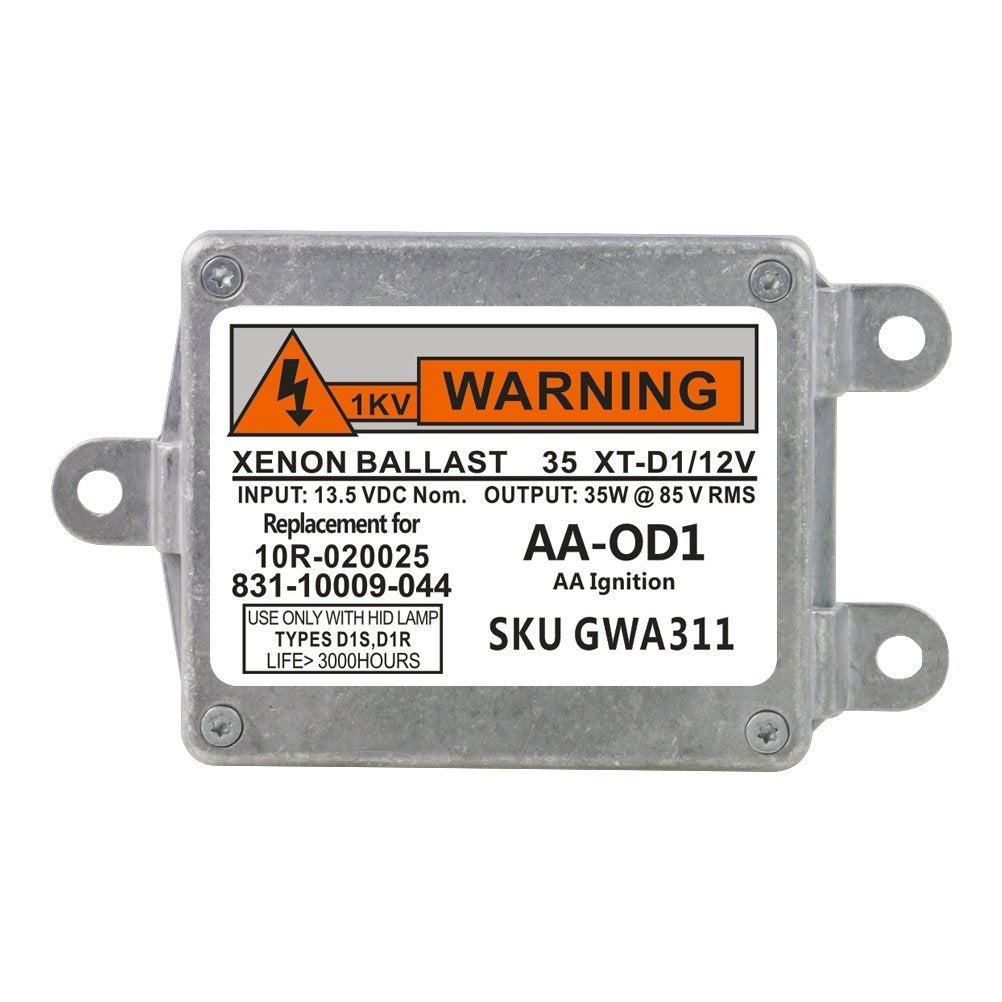 HID Xenon Headlight Ballast - Replaces 6L7Y-13C170-A, 831-10009-044, 10R-020025, 6L7Y13C170A, 35XT-D1 12V - Compatible with Lincoln 2003 - 2005 Navigator and 2002 - 2011 Town Car - HCU - Very Good