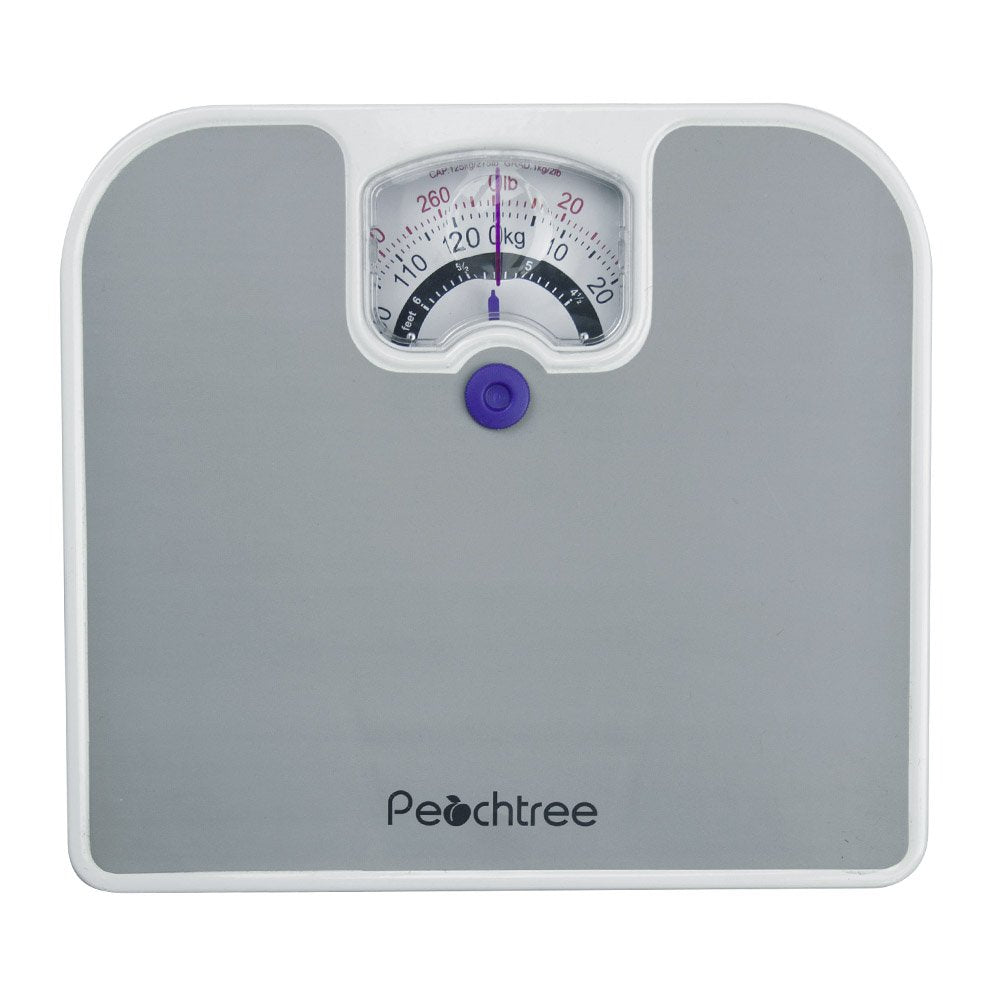 Peachtree MB-125 Mechanical Bathroom Scale, 275-Pound Capacity, Grey - Like New