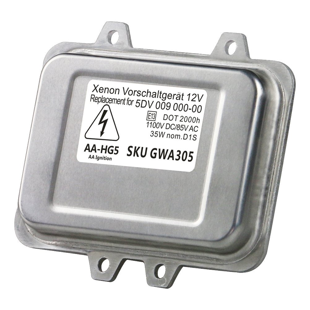 HID Xenon Headlight Ballast - Replaces 12767670, 15782392 - Compatible with BMW, Chrysler, Volkswagen, Mercedes-Benz Vehicles & More - Town and Country, Escalade, 525i, 545i, X5, 750i, MKZ, Zephyr - Very Good