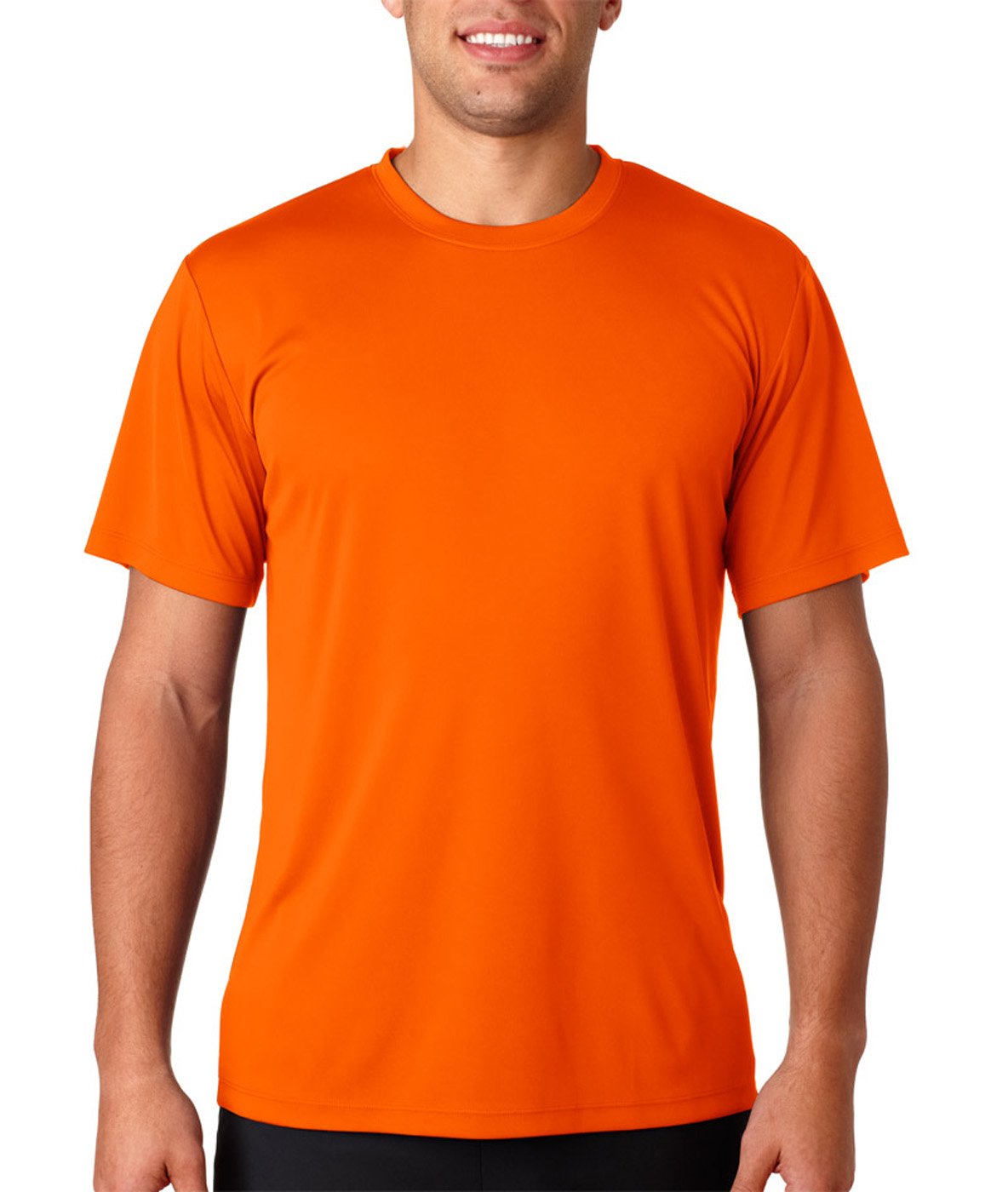 Hanes Adult Cool Dri Performance Tee (Safety Orange) (XL)