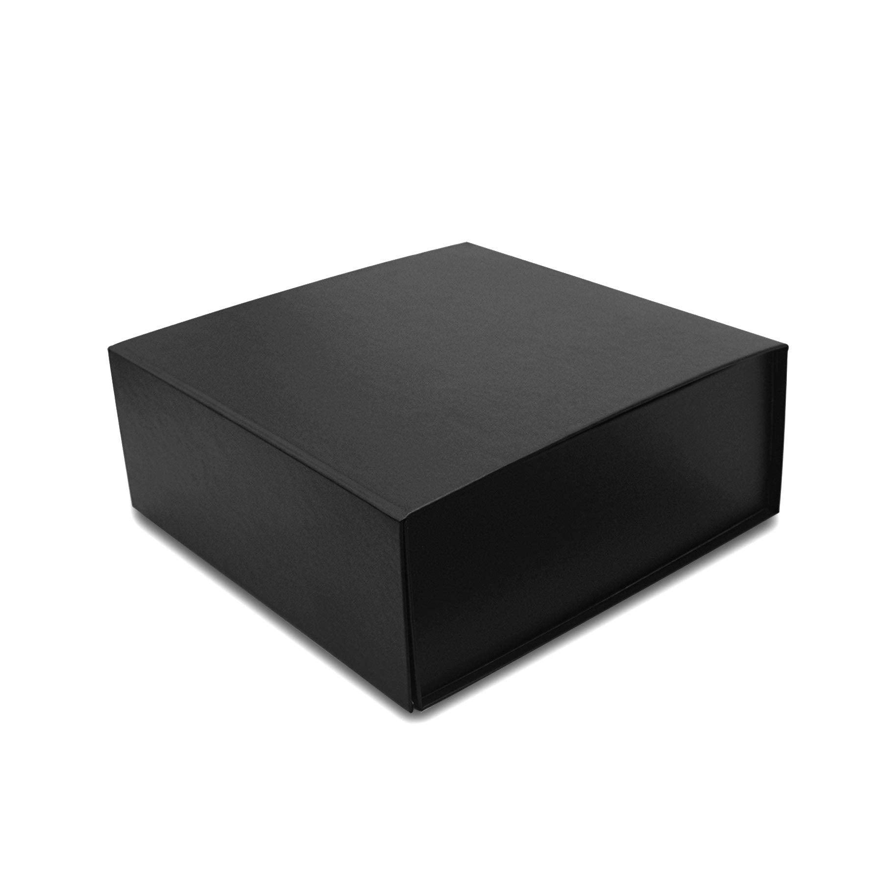 OccasionALL 9.4x9.4x3.7 1 Piece Black Box with Lid, Magnetic Gift Box Large with Magnetic Closure for Small Business, Wedding, Bridesmaids, Holidays - Like New