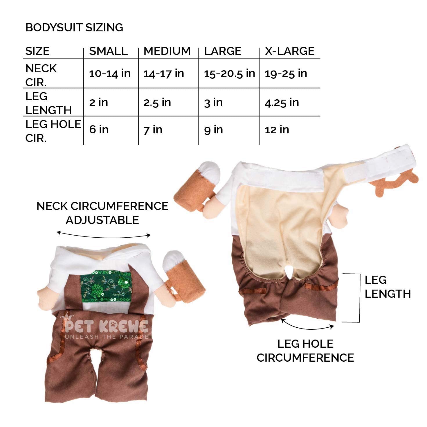 Pet Krewe German Oktoberfest Dog Costume - Like New