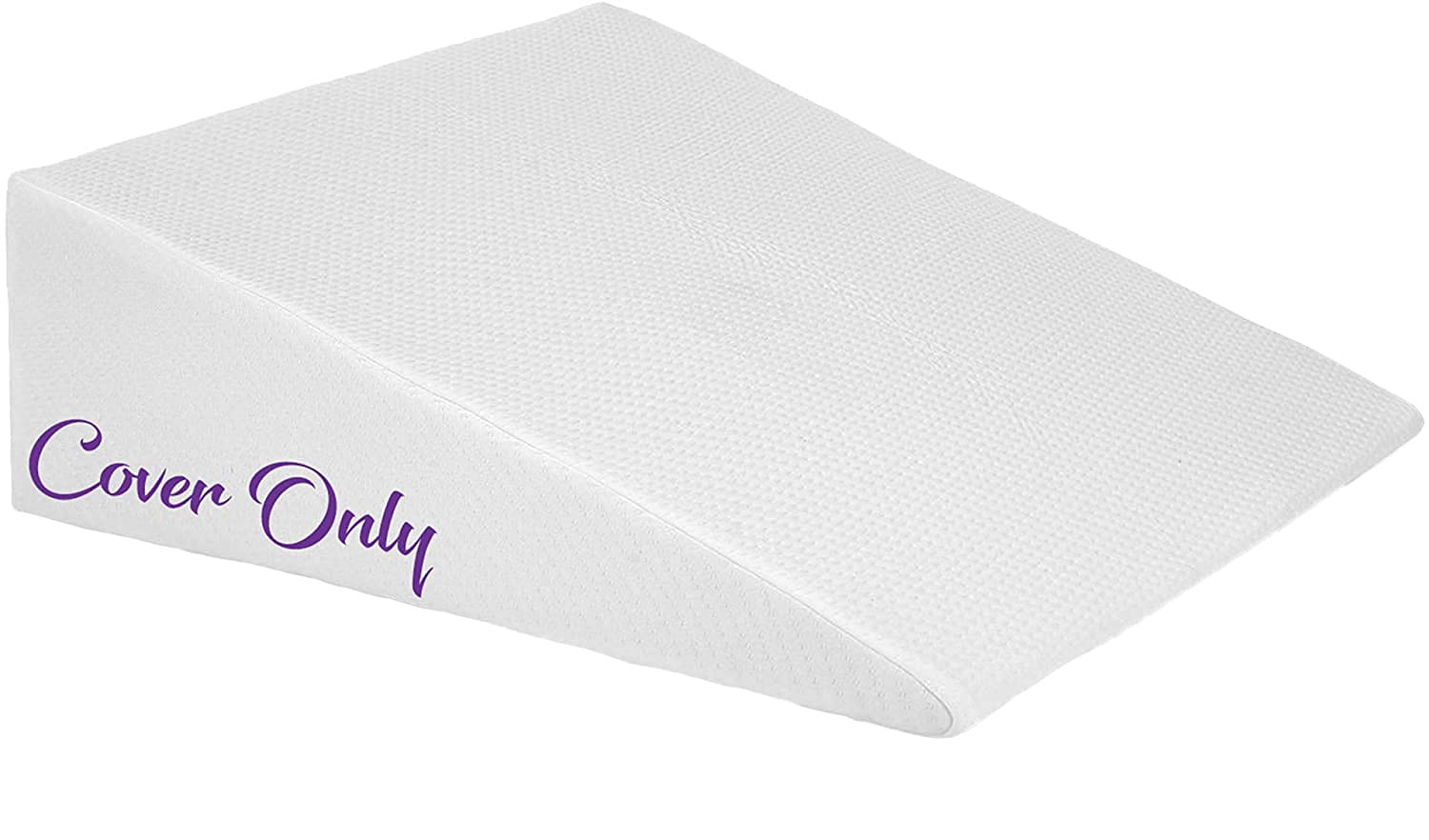 Ebung Bed Wedge Pillow Cover | Fits 7 Inch Bed Wedge Pillow | Replacement Cover Only | Washable - Like New