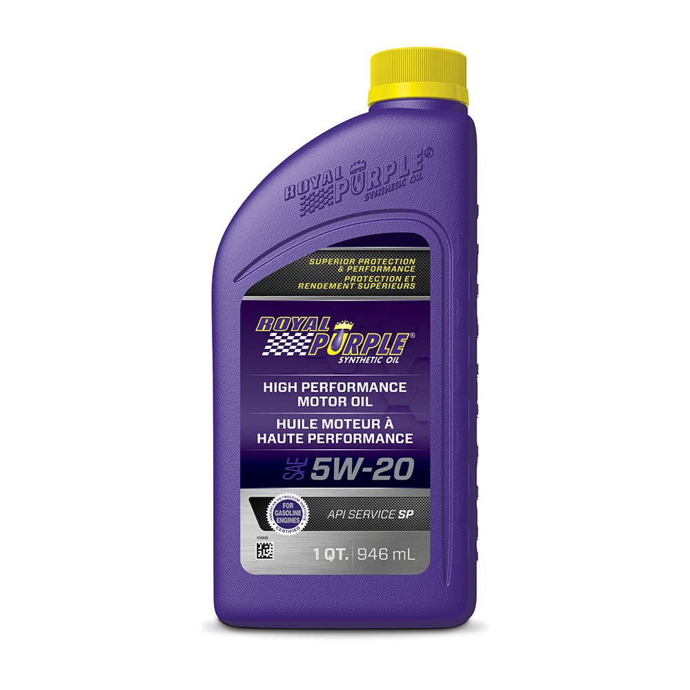 Royal Purple API-Licensed SAE 5W-20 High Performance Synthetic Motor Oil- 1 Gallon Jug - Like New