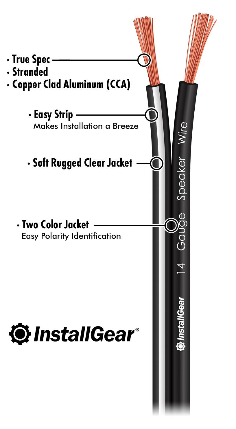 InstallGear Speaker Wire 14 Gauge  - Like New