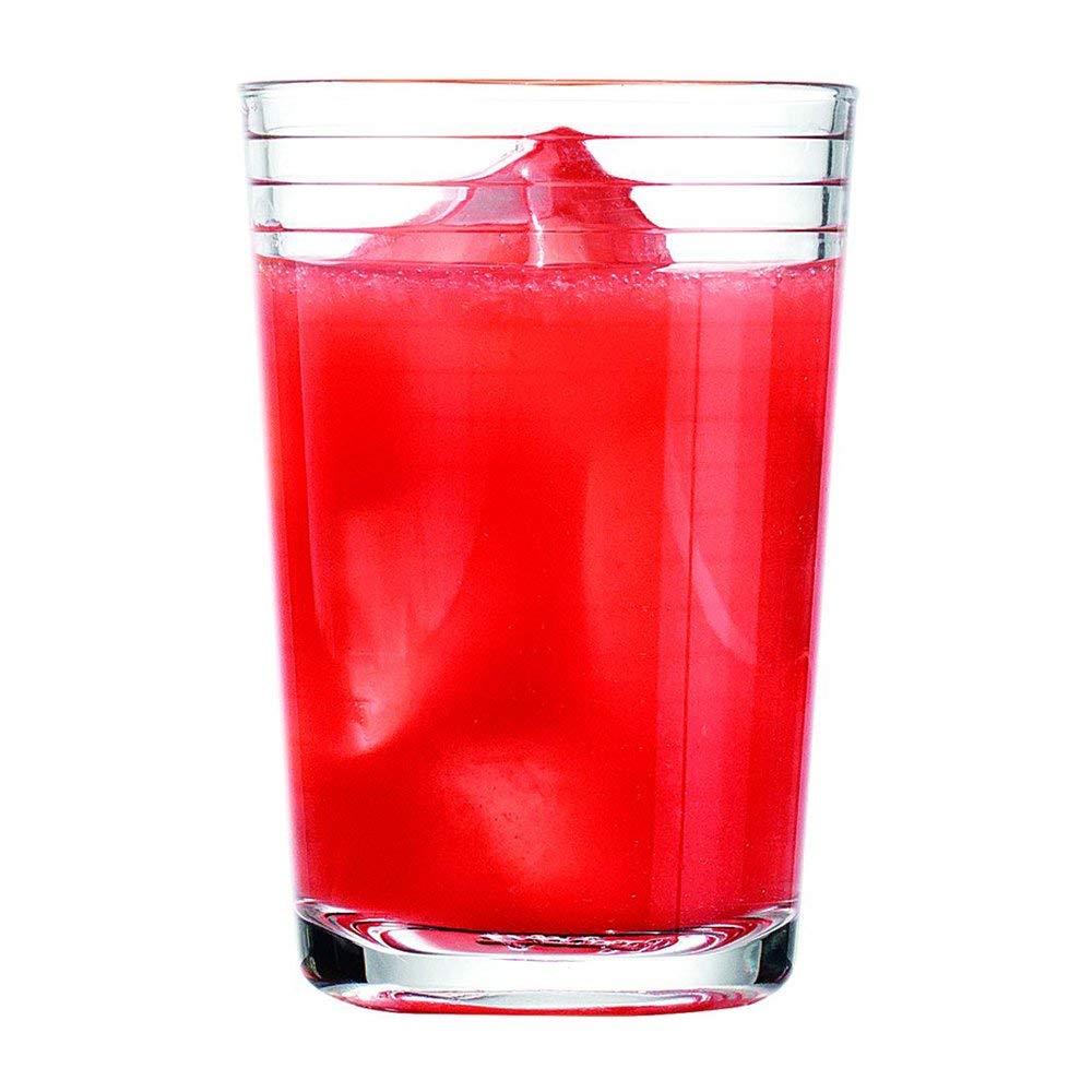 Home Essentials Solar 7 Ounce Juice Drinking Glasses Set of 10 (Solar = Set of 10) - Like New