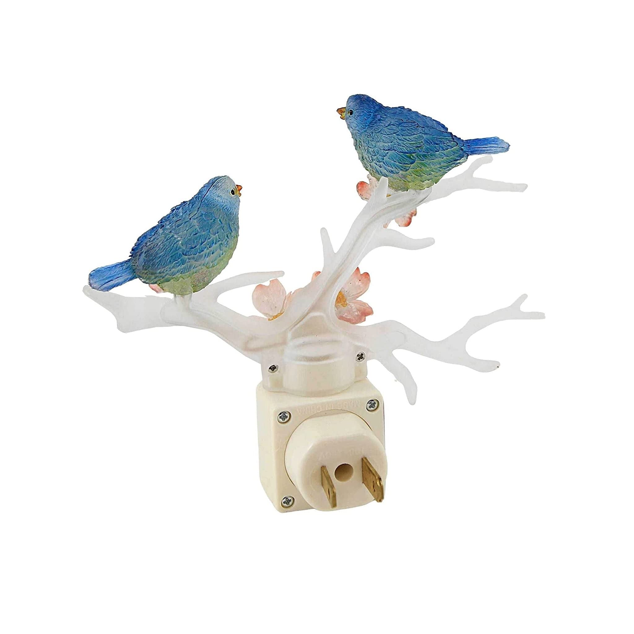 Roman � Bluebird, Night Light, 5" H, Plastic, Wall Decoration, Home Decor, Adorable Gift, Durable, Beautifully Detailed - Like New
