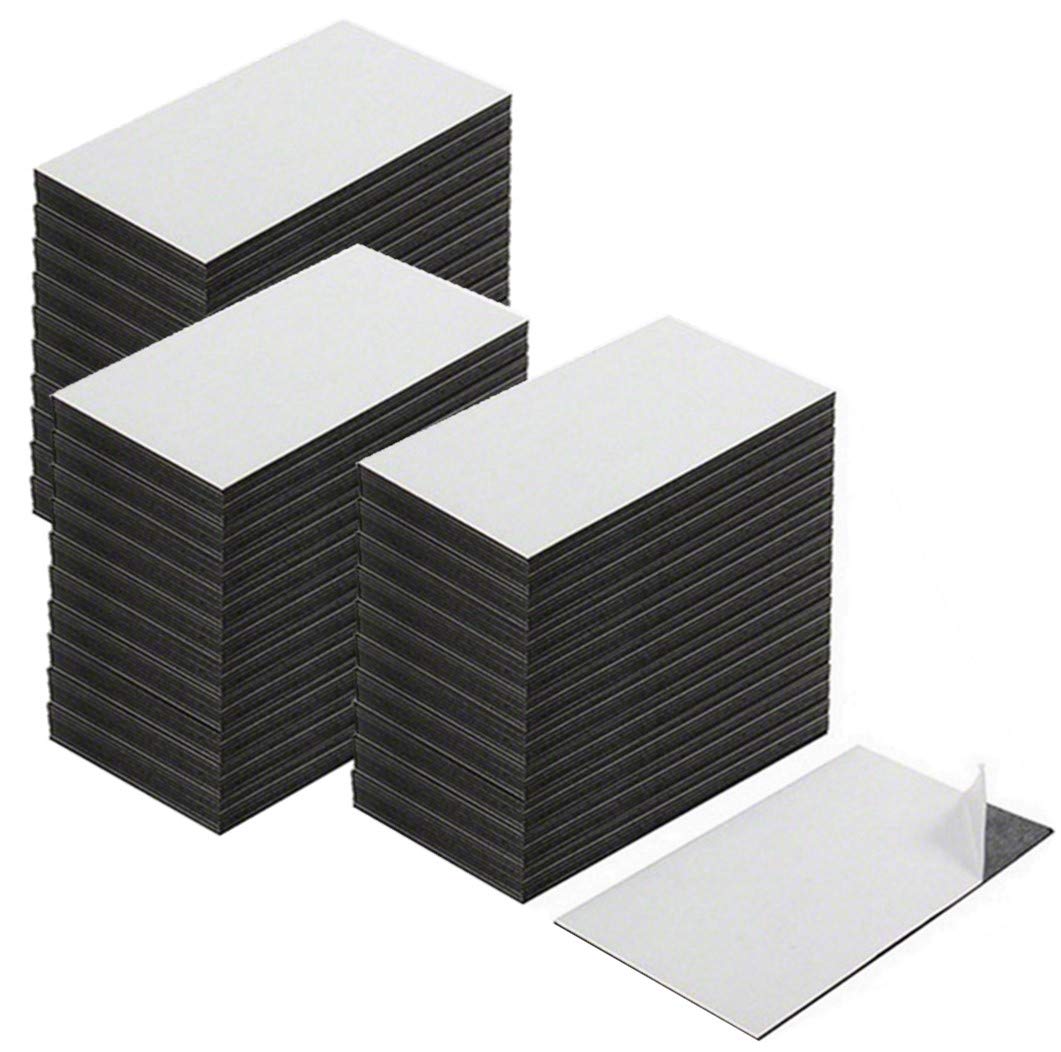 Self Adhesive Business Card Magnets, Extra Strong, Made in The USA! Value Pack of 300 - Like New
