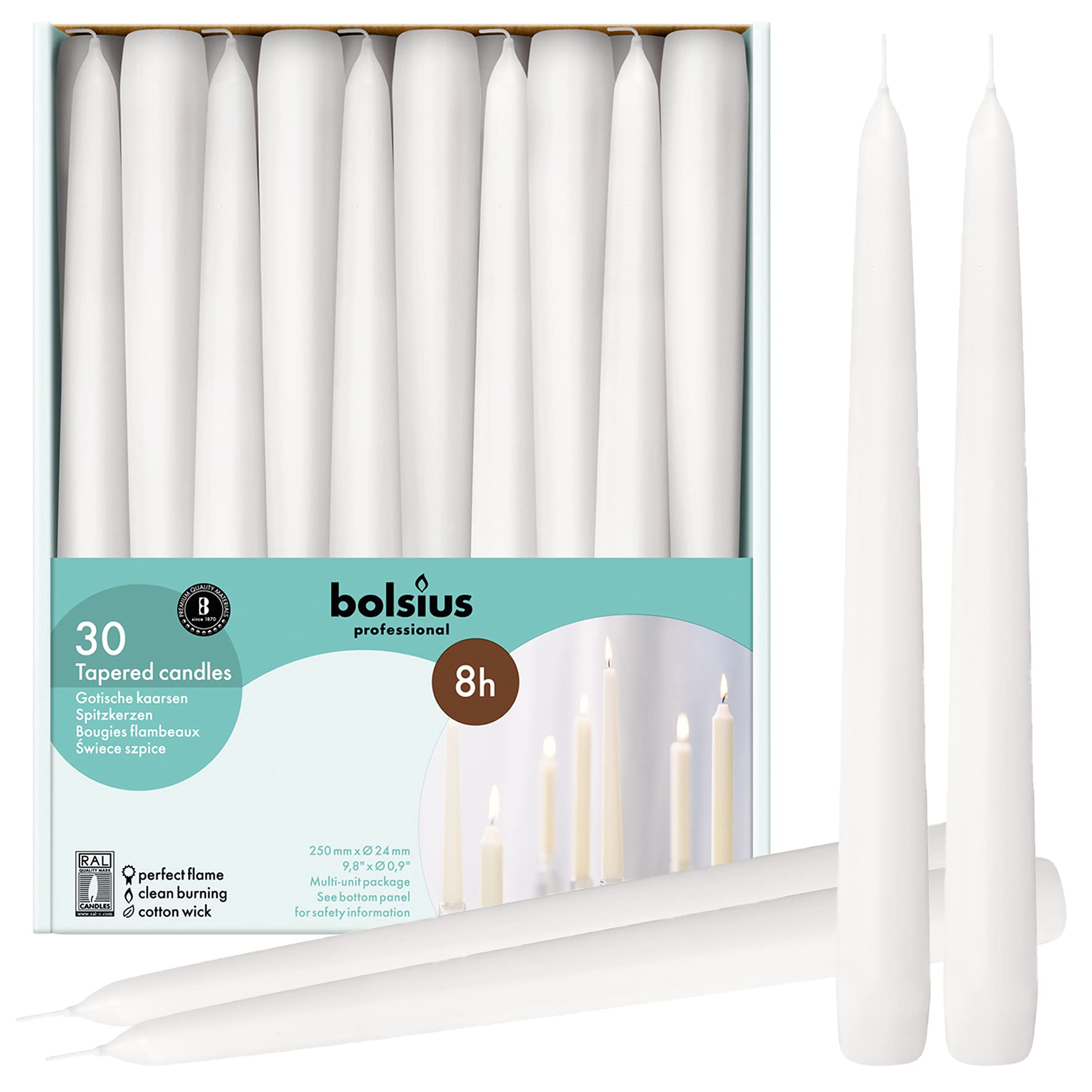 BOLSIUS 30 Count Taper Candles - Good