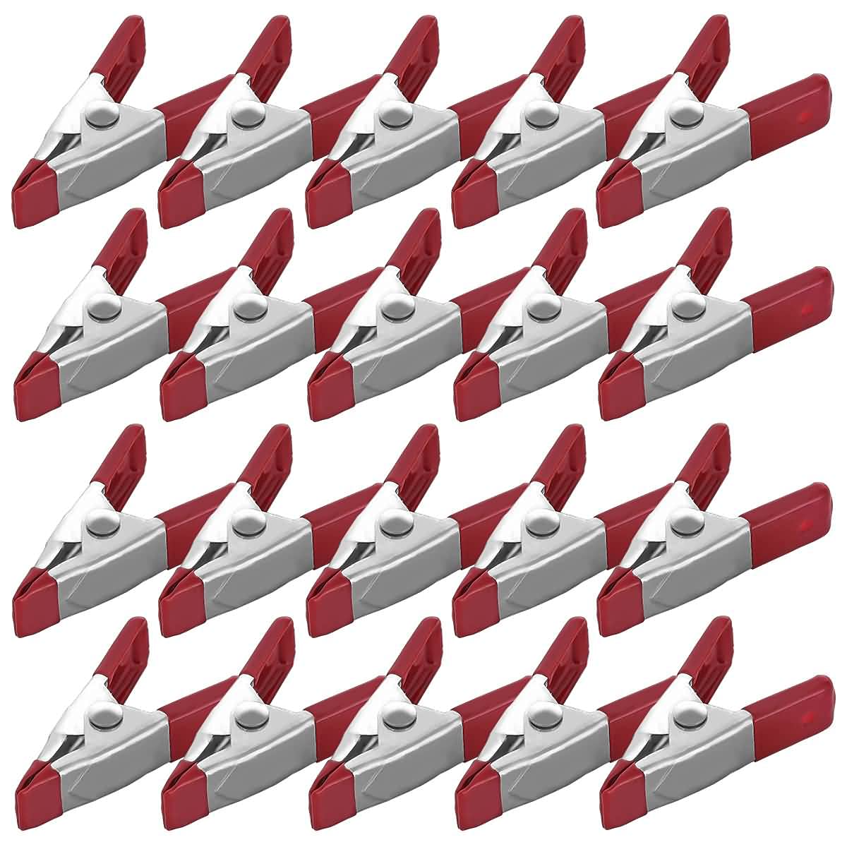 Online Best Service 20 Pack 2" Inch Spring Metal Clamps wholesale Bulk - Like New