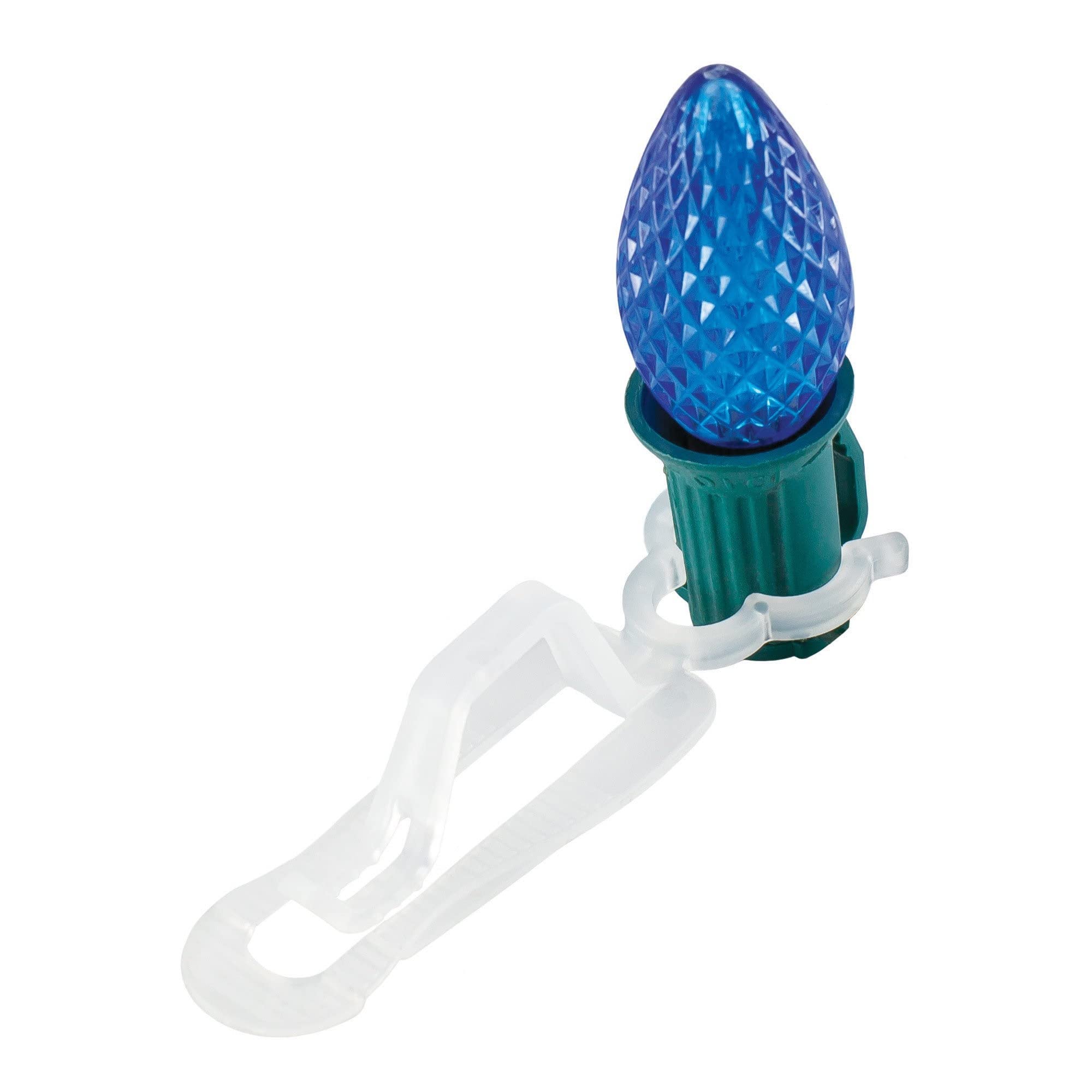 Set of 300 Clear Outdoor Universal Christmas Light Clips - Like New