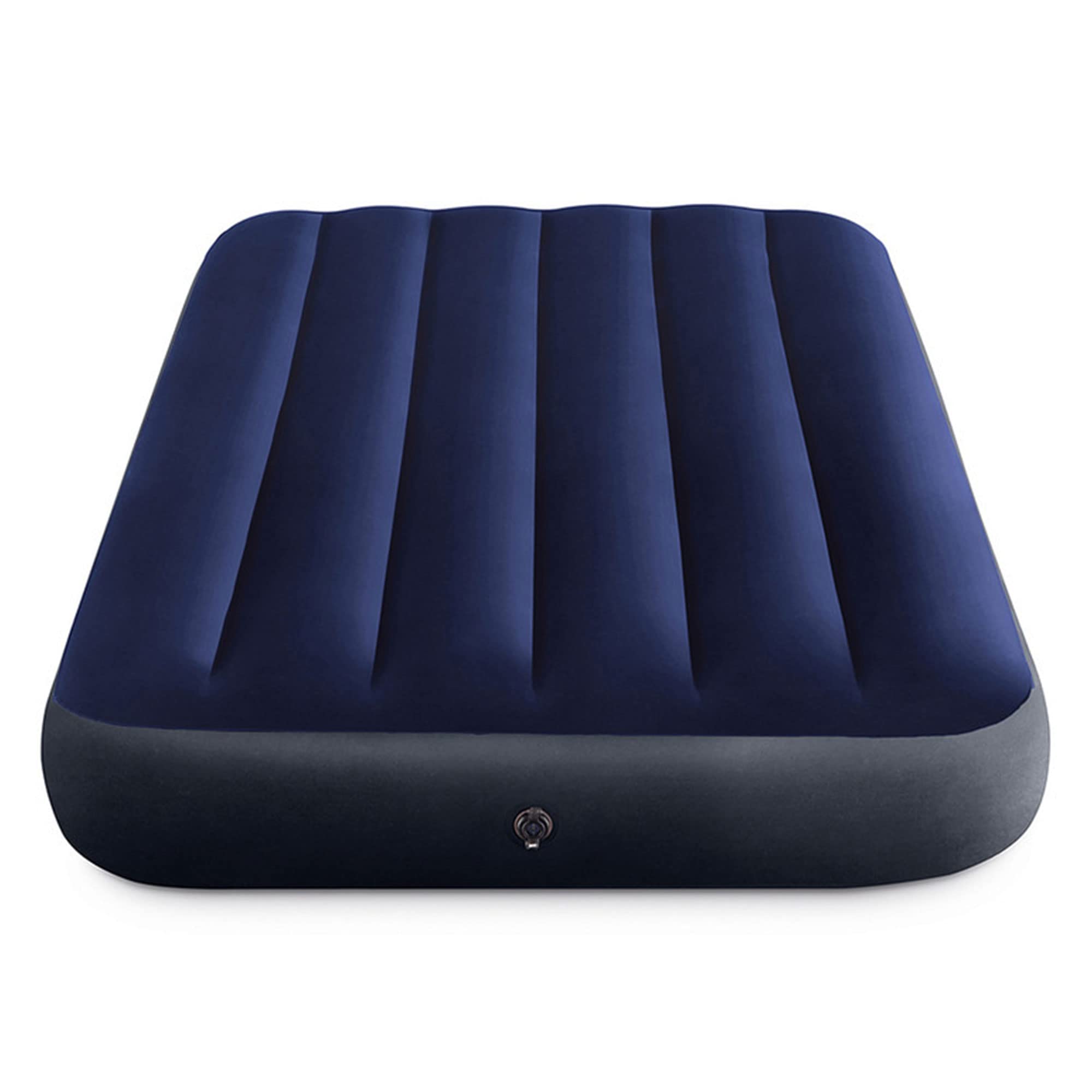 Intex Dura-Beam Fiber-Tech Vinyl Standard Downy Air Mattress with Plush Top and 2-in-1 Valve - Like New