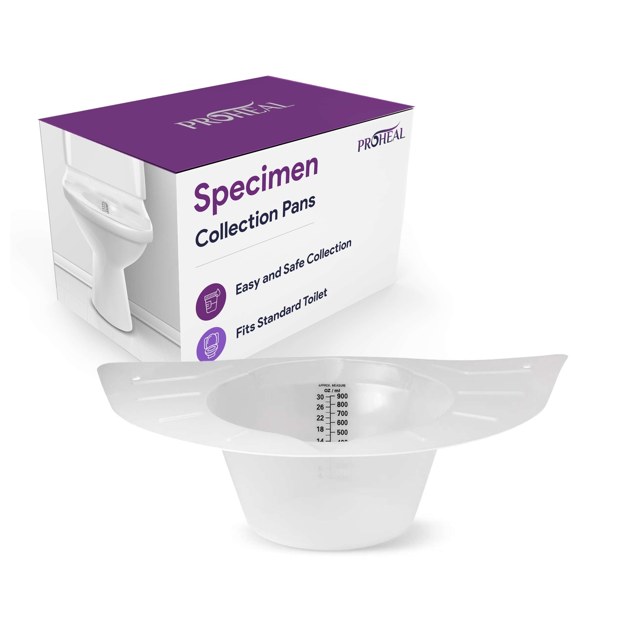 Urine Hats for Toilet - Reinforced Ribbing Stool Sample Collection Kit - Standard Fit Urine Collection Hat for Toilet - Specimen Collector Urine with Durable Materials - Like New