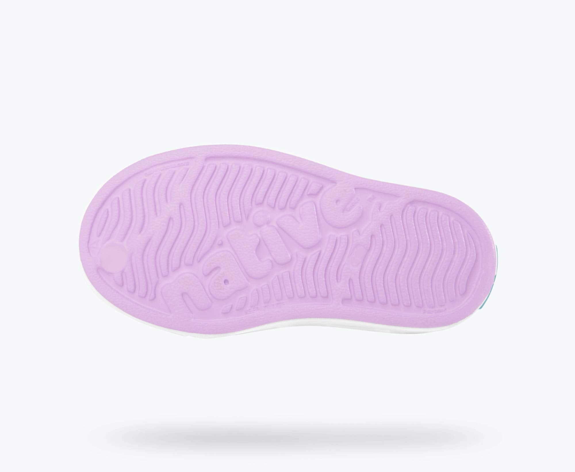 Native Shoes Girl's Jefferson Iridescent (Toddler/Little Kid) Lavender Purple/Shell White/Galaxy 5 Toddler M