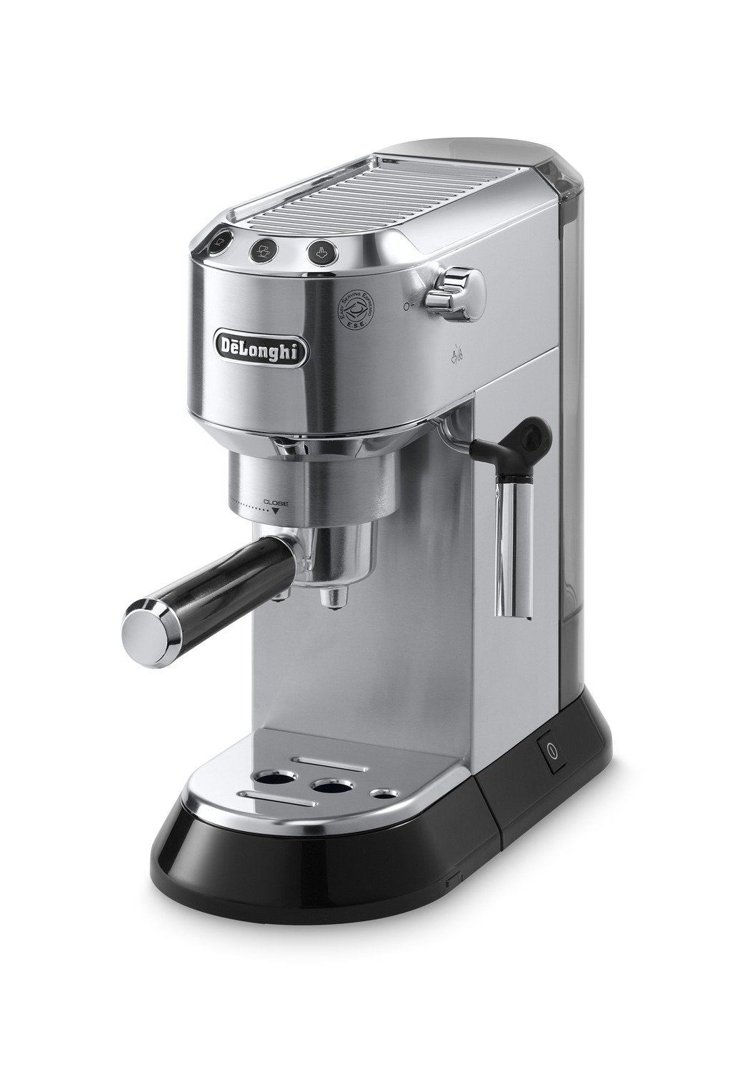 De'Longhi Dedica EC680M, Espresso Machine, Coffee and Cappucino Maker with Milk Frother, Metal / Stainless, Compact Design 6 in Wide, Fit Mug Up to 5 in - Like New